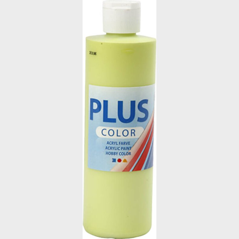 Plus Color Hobbymaling - Akrylfarve - Limegrn - 250 Ml