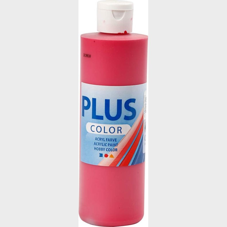 Plus Color Hobbymaling - Akrylfarve - Primr Rd - 250 Ml