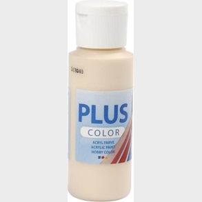 Plus Color Hobbymaling - Akrylfarve - Lys Pudder - 60 Ml