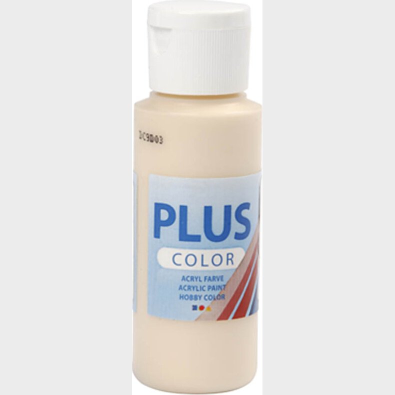 Plus Color Hobbymaling - Akrylfarve - Lys Pudder - 60 Ml