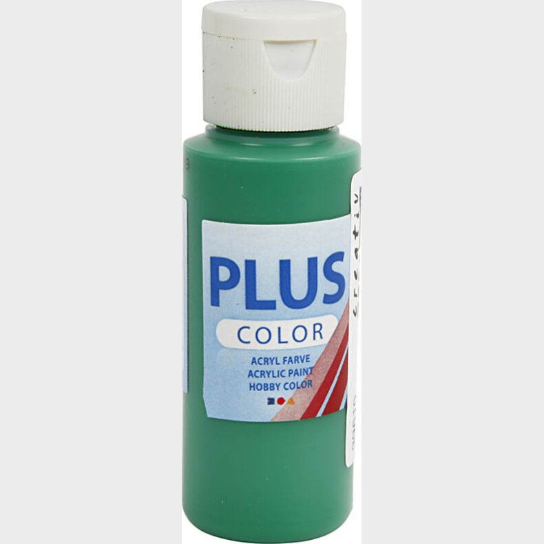 Plus Color Hobbymaling - Akrylfarve - Brilliantgrn - 60 Ml