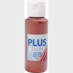 Plus Color Hobbymaling - Akrylfarve - Red Copper - 60 Ml