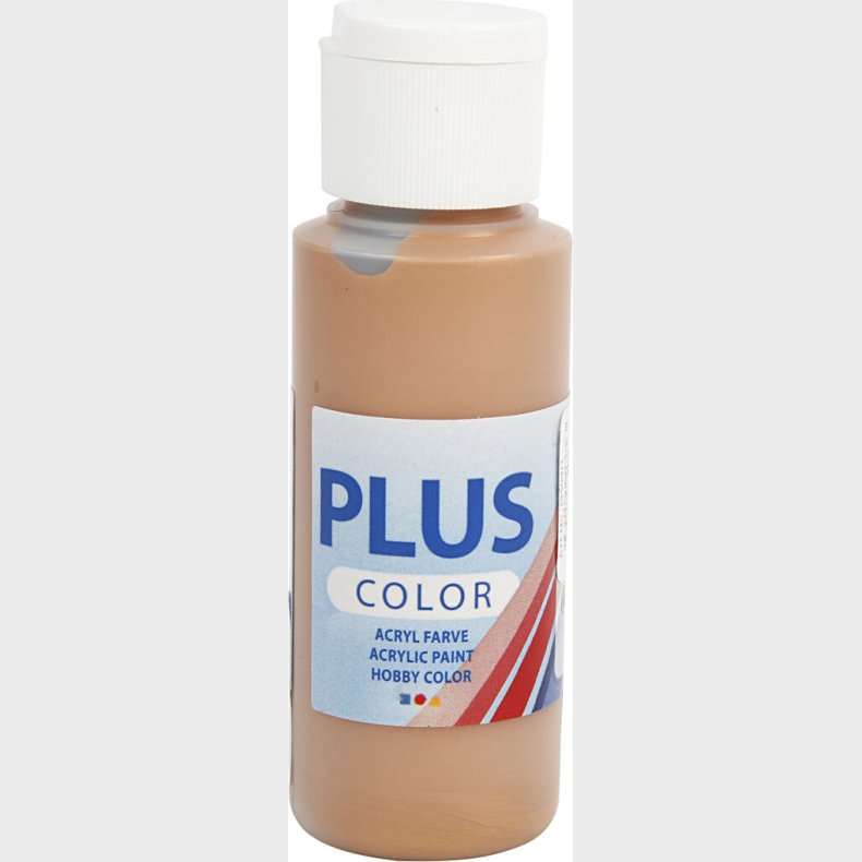 Plus Color Hobbymaling - Akrylfarve - Bronze - 60 Ml