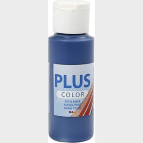 Plus Color Hobbymaling - Akrylfarve - Marinebl - 60 Ml