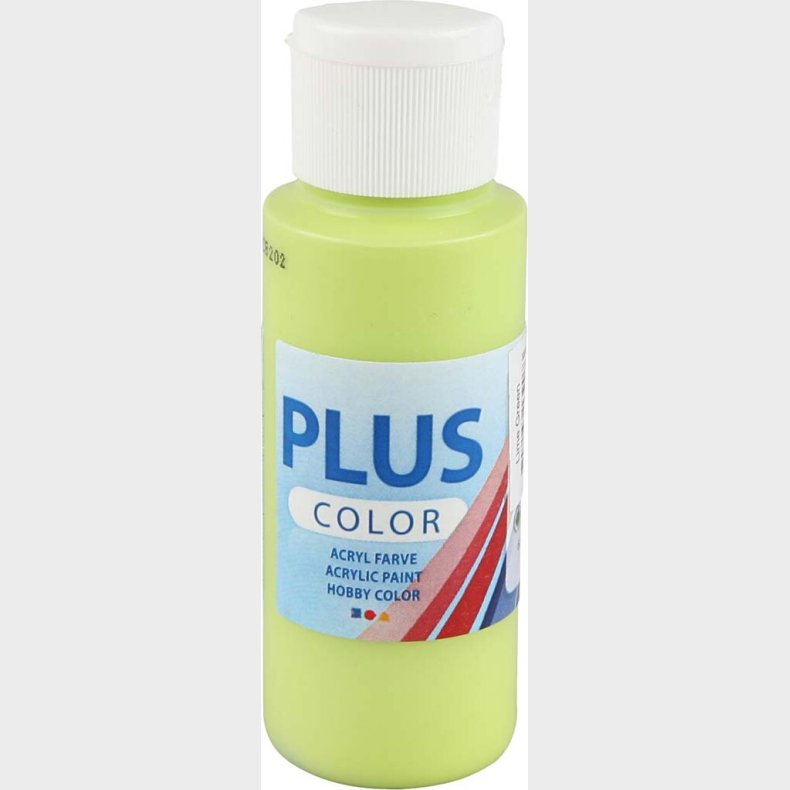 Plus Color Hobbymaling - Akrylfarve - Limegrn - 60 Ml