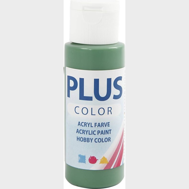 Plus Color Hobbymaling - Akrylfarve - Forrest Green - 60 Ml