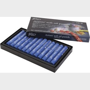 Gallery Oliepastel - L 7 Cm -  11 Mm - Ultra Marine - 12 Stk.