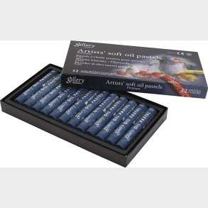 Gallery Oliepastel - L 7 Cm -  11 Mm - Prussian Blue - 447 - 12 Stk.