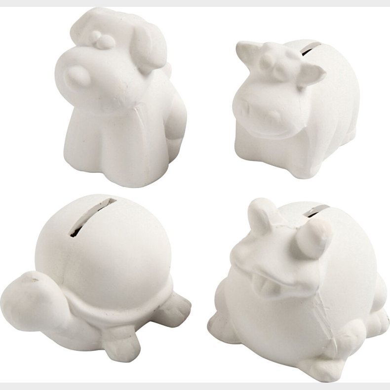 Mal Selv Sparegrise - Hvid - 4 Stk