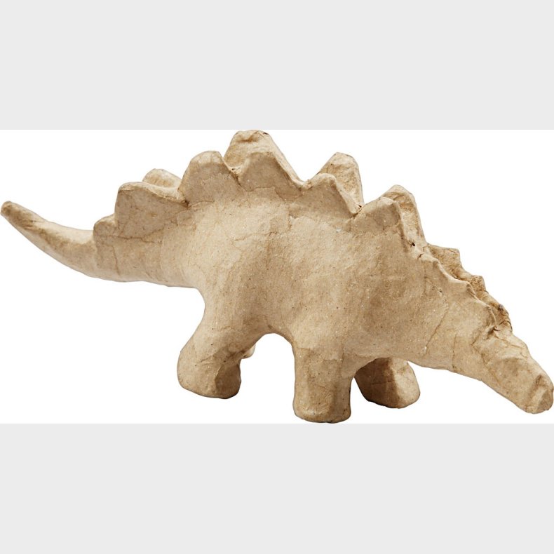 Dinosaur Figur - Mal Selv - Papmach - 9 Cm