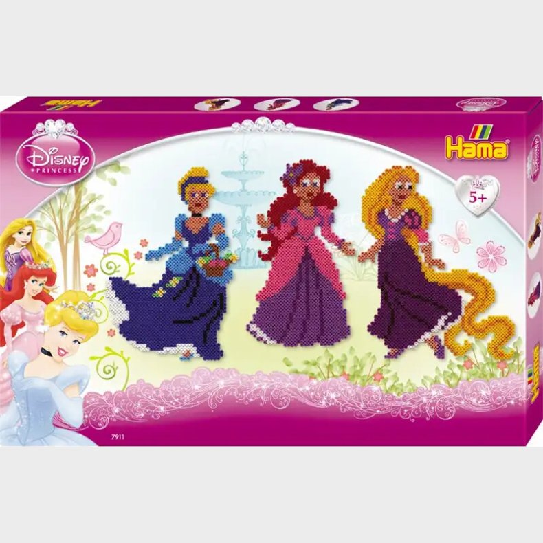 Hama Midi Gaveske - Disney Prinsesser - 3 Prinsesser - 7911