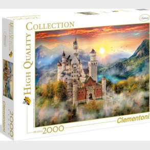 Clementoni Puslespil - Neuschwanstein - High Quality - 2000 Brikker