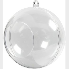 Dekorationskugle Med Hul -  8 Cm - Hulstr. 4,5 Cm - 5 Stk.