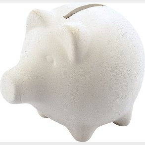 Sparegris - H 9 Cm - L 11 Cm - 10 Stk.