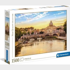 Clementoni Puslespil - Rome - High Quality - 1500 Brikker