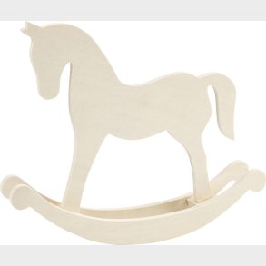 Gyngehest Trfigur - Mal Selv - 24x30 Cm