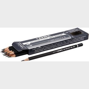 Art Design Tegneblyanter -  6,9 Mm - Hrdhed 6b - Mine 1,8 Mm - 12 Stk.