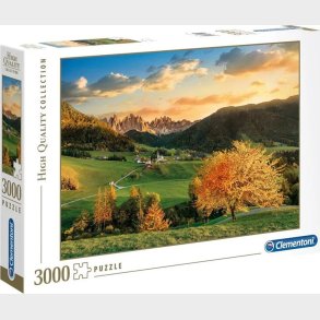 Clementoni Puslespil - The Alps - High Quality - 3000 Brikker