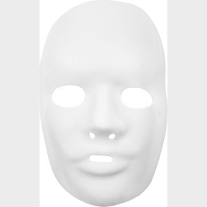 Mal Selv Maske - Helmaske - Hvid