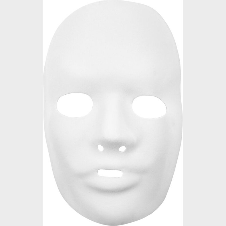 Mal Selv Maske - Helmaske - Hvid