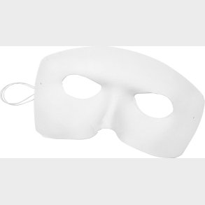 Mal Selv Maske - Halvmaske - H 12 Cm - B 17 Cm - 1 Stk.