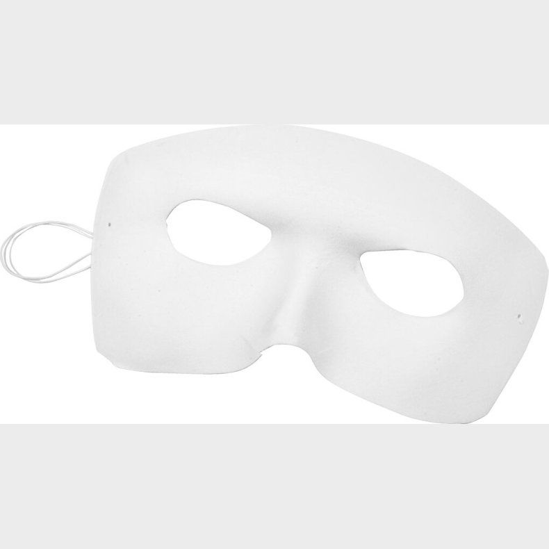Mal Selv Maske - Halvmaske - H 12 Cm - B 17 Cm - 1 Stk.