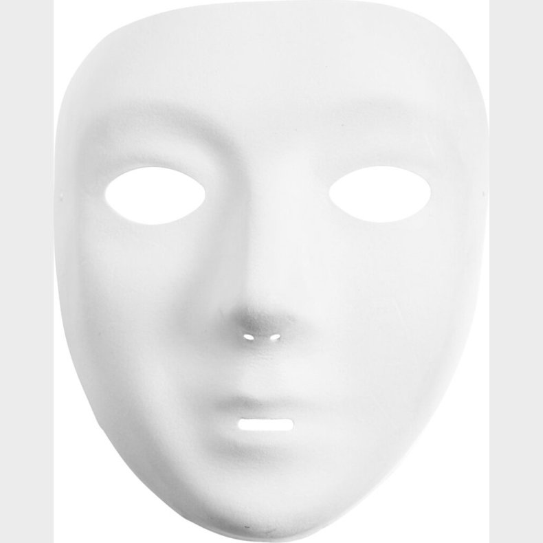 Mal Selv Maske - Helmaske - Hvid