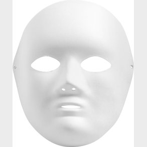 Mal Selv Maske - Helmaske - Hvid