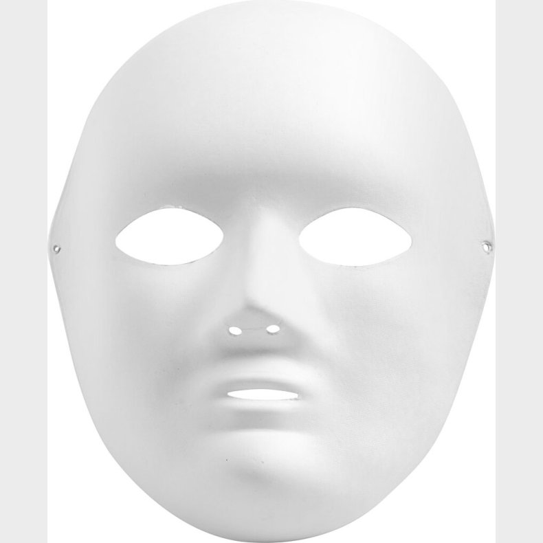 Mal Selv Maske - Helmaske - Hvid