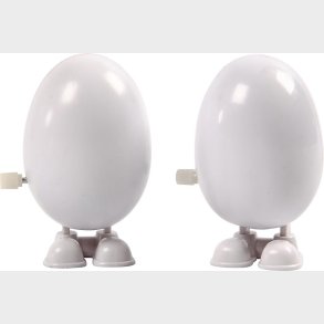 Dekorationsfigurer - Mekaniske - Hvid - 2 Stk