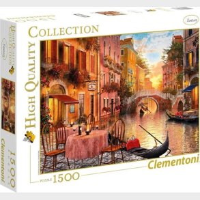Clementoni Puslespil - Venedig - High Quality - 1500 Brikker