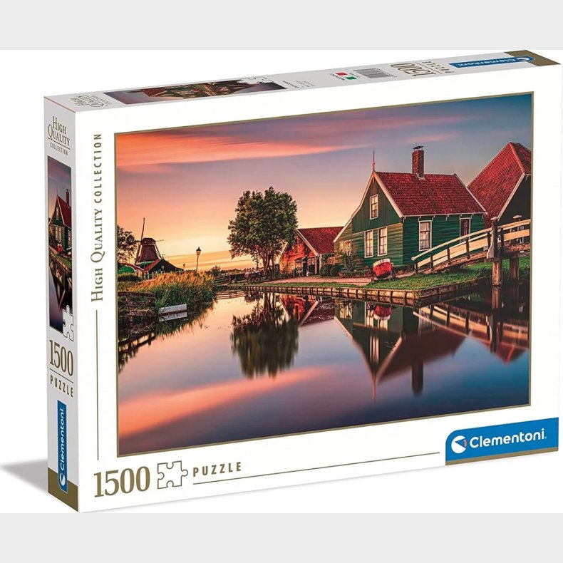 Clementoni Puslespil - Zaanse Shans - High Quality - 1500 Brikker