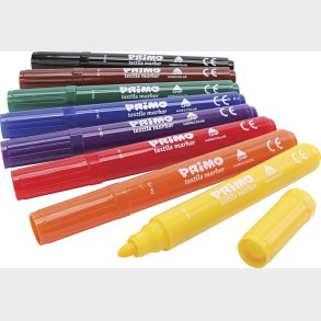 Tekstiltuscher - Forskellige Farver - 8 Stk.