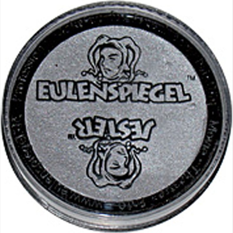 Eulenspiegel Ansigtsmaling - Platin Med Perleeffekt - 20 Ml