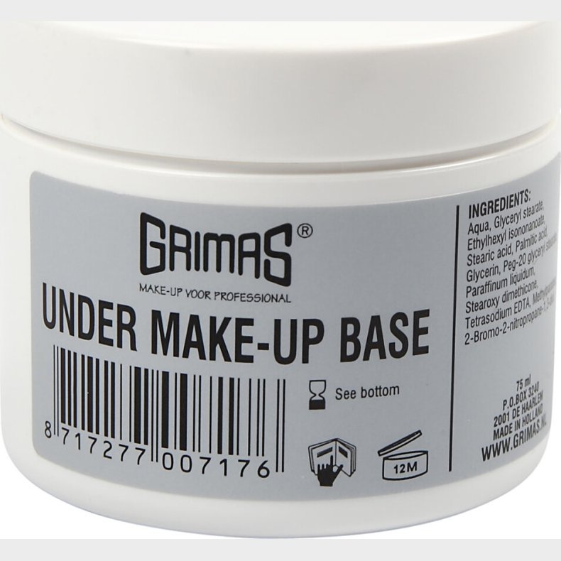 Grimas Under Makeup Base Creme Til Ansigtsmaling  - 75 Ml