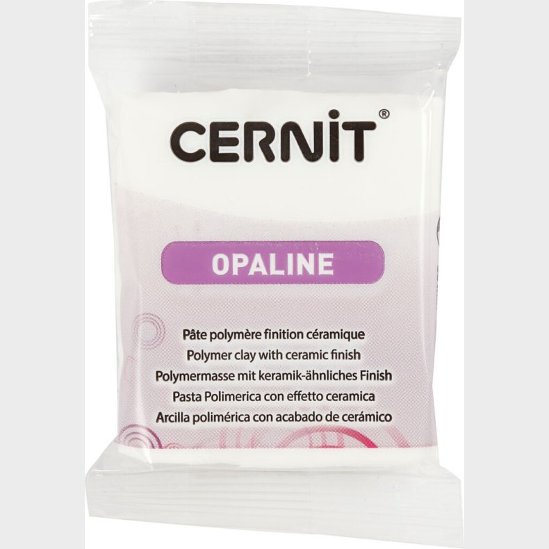 Cernit - Ler - Opaline - Porceln Hvid - 010 - 56 G