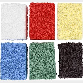 Soft Foam - Modellervoks St - Standardfarver - 6x10 G