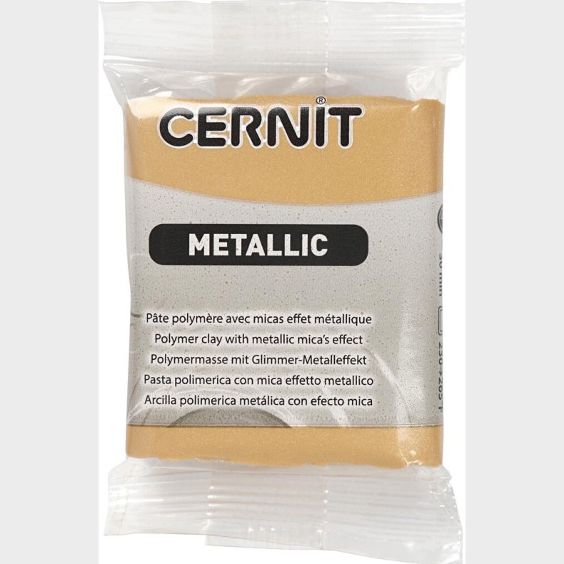 Cernit - Ler - Metallic - Guld - 050 - 56 G