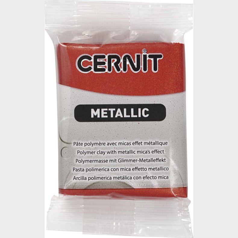 Cernit - Ler - Metallic - Kobber - 057 - 56 G