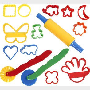 Modellervoks Forme Og Vrktj - Silk Clay Og Foam Clay - 15 Stk