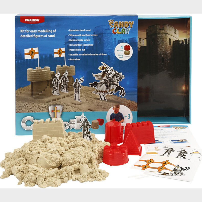 Sandy Clay - Ridderborg Modellervoks Legest - Natur