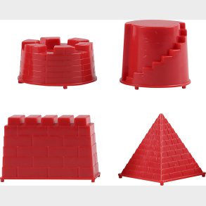 Sandforme Til Slotte Og Borge - 4 Stk