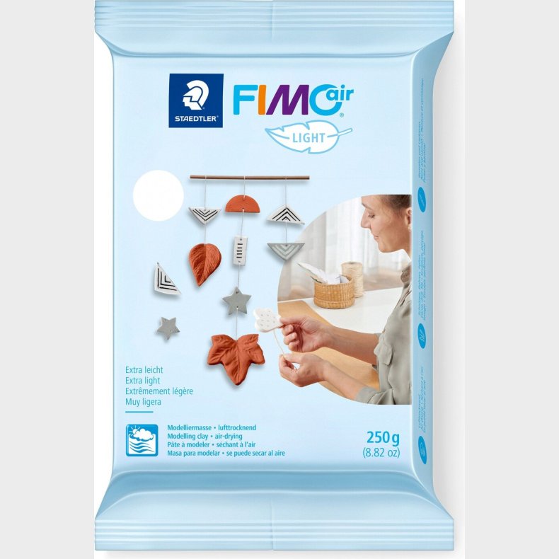 Fimo Air - Selvhrdende Ler - 250 G - Bright White - Staedtler