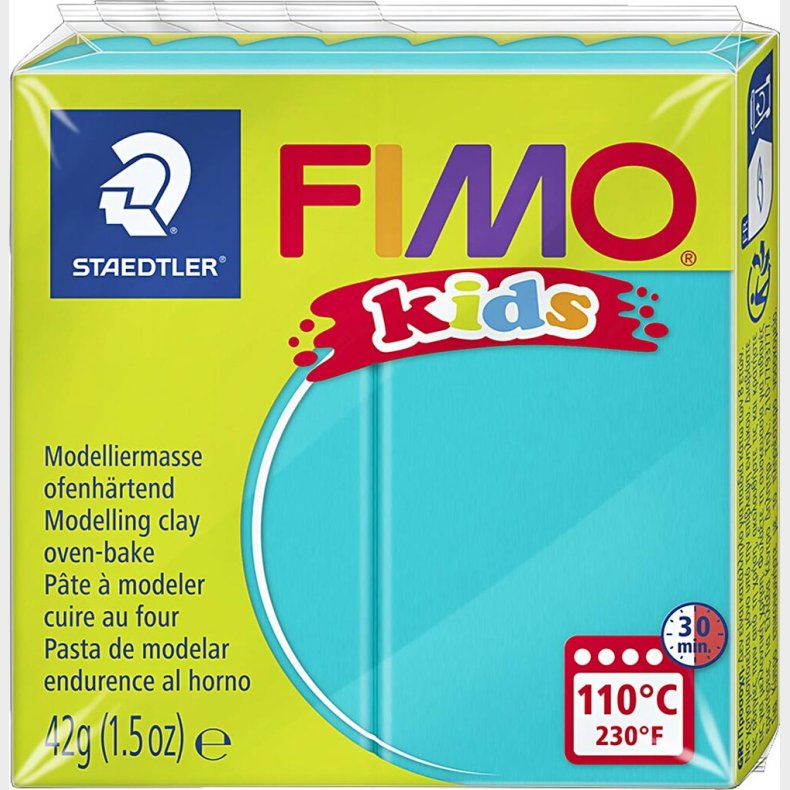 Fimo - Ler Til Ovn - Kids - Turkis - 42 G