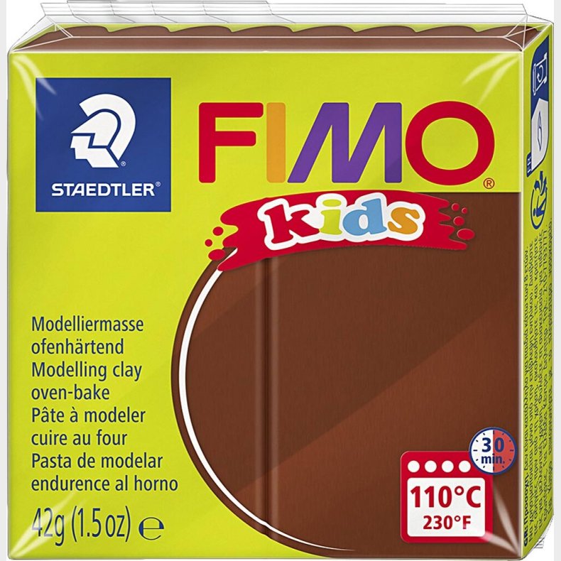 Fimo - Ler Til Ovn - Kids - Brun - 42 G