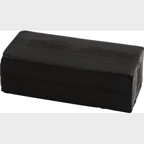 Soft Clay - Modellervoks - Sort - 500 G