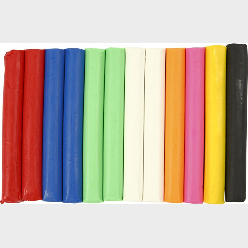 Soft Clay - Modellervoks St - 6 Farver - 200 G