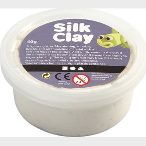 Silk Clay - Hvid - Modellervoks - 40 G