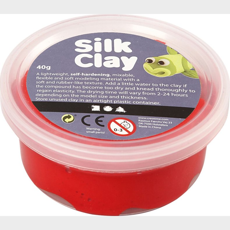 Silk Clay - Rd - Modellervoks - 40 G
