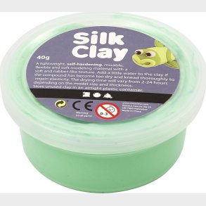 Silk Clay - Lys Grn - Modellervoks - 40 G